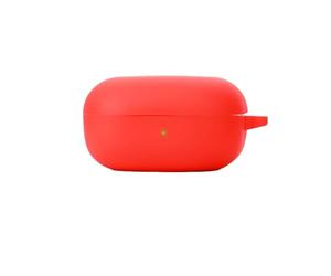FTRONGRT Bluetooth Earphone Case Cover for Samsung Galaxy Buds FE, Shockproof Silicone Bluetooth Earphone Case Compatible Samsung Galaxy Buds FE Bluetooth Earphone.Red