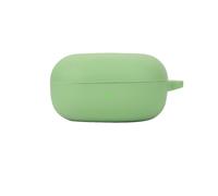 FTRONGRT Bluetooth Earphone Case for Samsung Galaxy Buds FE, Shockproof Silicone Earbud Case - Matcha Green