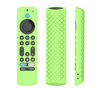 FTRONGRT Case Compatible with 2023 Fire TV Stick 4K Max 2nd, Elastic Silicone, Anti-Drop and Anti-Collision, Lightweight Shockproof Remote Protective Cover.Luminous Green