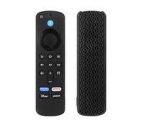 FTRONGRT Case Compatible with 2024 Fire TV Stick 4K 2nd Gen, Anti-Drop and Anti-Collision, Elastic Silicone Lightweight Shockproof Remote Protective Cover. Black