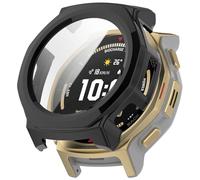 FTRONGRT Case Compatible with Amazfit T-Rex 3 Pro 44mm, PC + Screen Tempered Film, Anti-Scratch All-Inclusive Watch Cover. Black