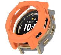 FTRONGRT Case Compatible with Amazfit T-Rex 3 Pro 44mm, Soft TPU, Anti-Scratch, Hollow Watch Protective Cover. Orange