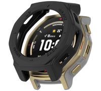 FTRONGRT Case Compatible with Amazfit T-Rex 3 Pro 44mm, Soft TPU, Anti-Scratch, Hollow Watch Protective Cover. Black