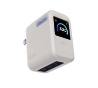 FTRONGRT Case Compatible with Anker Prime Charger 160W 3Ports GaN Smart Display Charger, Full Protection, Dustproof, Fall Prevention, Silicone Protection Cover. Grey