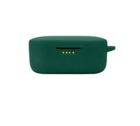 FTRONGRT Case Compatible with DENON PerL Pro, Anti-Scratch, Shockproof, Silicone Case Compatible with DENON PerL Pro Bluetooth Earphone.Dark Green