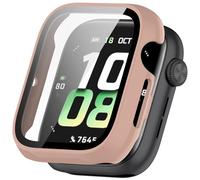 FTRONGRT Case Compatible with Honor Watch 5, PC + Screen Tempered Film, Anti-Scratch All-Inclusive Watch Case. Pink