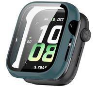 FTRONGRT Case Compatible with Honor Watch 5, PC + Screen Tempered Film, Anti-Scratch All-Inclusive Watch Case Compatible with Honor Watch 5. Pine Needle Green