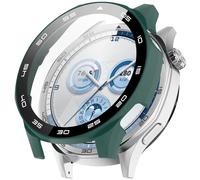 FTRONGRT Case Compatible with Huawei Watch GT 6 Pro 42mm, PC + Screen Tempered Film, with Scale, Anti-Scratch All-Inclusive Watch Cover. Official Green