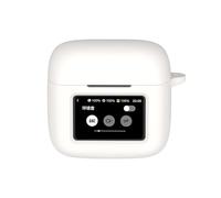 FTRONGRT Case Compatible with JBL TOUR PRO 3, Anti-Scratch, Shockproof, Silicone Case Compatible with JBL TOUR PRO 3 Bluetooth Earphone.White