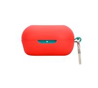 FTRONGRT Case Compatible with JLab JBuds Mini, Anti-Scratch, Shockproof, Soft Silicone Bluetooth Earphone Cover.Red