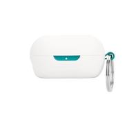 FTRONGRT Case Compatible with JLab JBuds Mini, Anti-Scratch, Shockproof, Soft Silicone Bluetooth Earphone Cover.White