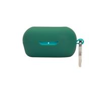 FTRONGRT Case Compatible with JLab JBuds Mini, Anti-Scratch, Shockproof, Soft Silicone Bluetooth Earphone Cover.Dark Green
