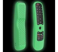 FTRONGRT Case Compatible with LG AN-MR21GC / AN-MR21N / AN-MR21GA, Anti-Drop and Anti-Collision, Elastic Silicone Lightweight Shockproof Remote Protective Cover. Luminous Green