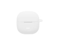 FTRONGRT Case Compatible with Motorola Moto Buds Loop, Anti-Scratch, Shockproof, Soft Silicone, Bluetooth Earphone Cover.White