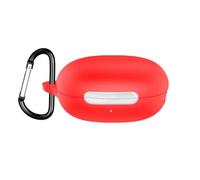 FTRONGRT Case Compatible with QCY AilyBuds E20, Anti-Scratch, Shockproof, Soft Silicone, Bluetooth Earphone Cover.Red