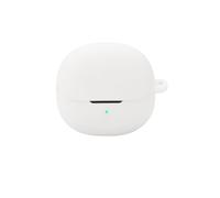 FTRONGRT Case Compatible with QCY MeloBuds Pro, Anti-Scratch, Shockproof, Silicone Case Compatible with QCY MeloBuds Pro Bluetooth Earphone.White