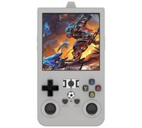 FTRONGRT Case Compatible with R36 Max Handheld Game Console, Soft Silicone, Scratch-Resistant, Non-Slip Game Console Case. Grey