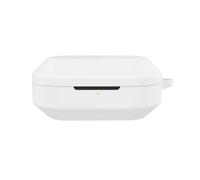 FTRONGRT Case Compatible with Realme Buds Air 8, Anti-Scratch, Shockproof, Soft Silicone, Bluetooth Earphone Cover.White