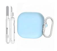 FTRONGRT Case Compatible with Samsung Galaxy Buds 4 / Buds 4 Pro, Anti-Scratch, Shockproof, Bluetooth Earphone Silicone Cover.Sky Blue