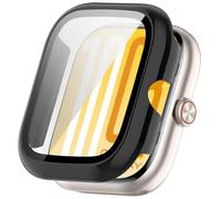 FTRONGRT Case Compatible with vivo Watch GT 2, PC + Screen Tempered Film, Anti-Scratch All-Inclusive Watch Cover. Black