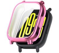 FTRONGRT Case Compatible with Xiaomi Redmi Watch 5 Active, Anti-Scratch, Soft TPU Plating All-Inclusive Protection Watch Case Compatible with Xiaomi Redmi Watch 5 Active. Pink