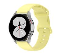 FTRONGRT Soft Silicone 20mm Watch Strap for Garmin Forerunner 55, Replacement Wristband Bands Bracelet for Garmin Forerunner 55.Large Size Yellow