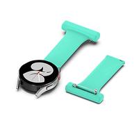 FTRONGRT Soft Silicone 20mm Watch Strap for Garmin vivoMove Style, Pin Strap Buckle Strap, for Nurses Midwives Doctors Paramedics.Teal