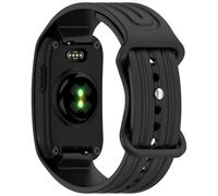 FTRONGRT Strap Compatible with Garmin CIRQA Smart Band, Comfortable Soft Silicone Watch Replacement Wristband.Night Rock Black