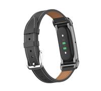 FTRONGRT Strap Compatible with Google Fitbit Air, Metal Protective Case & Premium Microfiber Leather Watch Band.