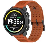 FTRONGRT Strap Compatible with Oppo Watch X3, Comfortable Soft Silicone Watch Replacement Wristband.Twilight Orange