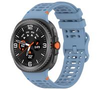 FTRONGRT Strap Compatible with Samsung Galaxy Watch 8 40mm / 44mm / 8 Classic, Soft Silicone, Comfortable Watch Replacement Wristband. Official Blue