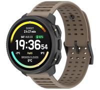 FTRONGRT Strap Compatible with Xiaomi Watch S5, Comfortable Soft Silicone Watch Replacement Wristband.Pine Smoke Brown