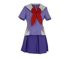 FTSUCQ The Future Diary Gasai Yuno Mirai nikki Top&Skirt Cosplay Costume, Purple, 0-2