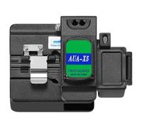 FTTH High Precision Cutting Tool AUA-X2/X5 Optical Fiber Cleaver Cable Cutting Knife Fiber Cleaver(Black)