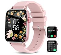 FTTMWTAG Smart Watch for Android iPhone-Call Receive/Dial/Read Message/AI Control-1.9" HD Screen-IP67 Waterproof Fitness Smartwatch-Blood Pressure/Heart Rate/SpO2/Sleep Monitor (Light Pink)