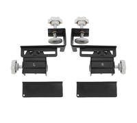 FTVOGUE 1 Pair Stainless Steel Drawer Fixing Clamp Set Adjustable Drawer Panel Clamps Cabinet Drawer Installation Clamps