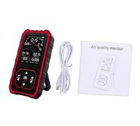 FTVOGUE 10-in-1 CO2 Monitor with LCD Display (Black)