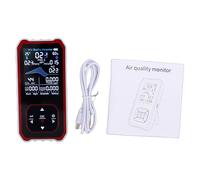 FTVOGUE 10-in-1 CO2 Monitor with LCD Display (White)
