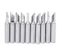 FTVOGUE 10Pcs Brass Solder Iron Tip Fast Heating Welding Replacement Tips for Welding Area Thick Terminals