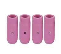 FTVOGUE 10pcs Ceramic Nozzles TIG Welding Shield Cups for WP-17/18/26 TIG Welding Torch(10N46(#8))