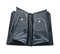 FTVOGUE 11pcs Knitting Needles Sweater Crochet Kit with Steel Wire Lace (80cm)