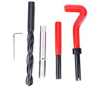 FTVOGUE 17 Pcs Thread Insert Kit, Stainless Steel M12x1.5 Repair Tool with Spiral Drill, Wrench, and Hex Wrench for Auto Parts and High Voltage Switchgear