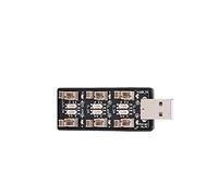 FTVOGUE 1S LiPo Charger, USB to 3.7V Battery Charger with 6 LED Indicators, Features Adjustable 0.2A to 0.6A Charging Output for Drone and RC Users