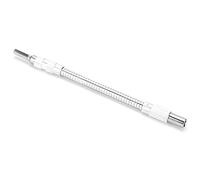 FTVOGUE 200mm Flexible Shaft Drill Bit Extension, Universal Hex Interface | Hex Chuck Adapter for 1/4in Drivers, 300-Degree Metal Hose Bending, Computer Cabinet Furniture Assembly