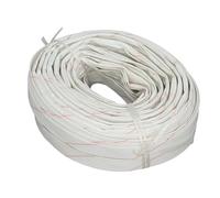 FTVOGUE 20mm High Temperature Braid Sleeve Flexible Insulated Cable Sleeve 100m Glass Fiber PE Coating 356°F Heat Protection Cut to Length for Wires Cables Electrical Devices