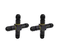 FTVOGUE 3 Pin IP68 Wire Connector 6-11mm Junction Box with Nylon PC Brass V-0 Flame Retardant for Outdoor Cable Extension LED Light Solar System