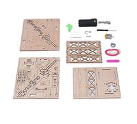 FTVOGUE 3D Wooden Crane Model, Composite Wood, Double Lifting Points and Observation Hole, Educational Puzzle Kit for Kids 6 to 14