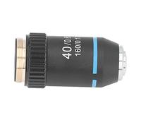 FTVOGUE 40X Achromatic Microscope Objective, Brass High Magnification Lens, 20.2mm Thread, for Compound Microscopy Applications