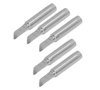 FTVOGUE 5Pcs Soldering Iron Tips BGA Rework Bits, 900M-T-SK Copper | Multi-Layer Nano Coating, Internal Heat Conduction for 936 937, Smooth Tin Removal, SMD Electronic Repair Kit