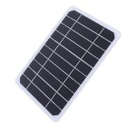 FTVOGUE 5W 5V Monocrystalline Solar Panel USB Charger Compact Design High Efficiency for Outdoor Camping Car RV Phone Charging
